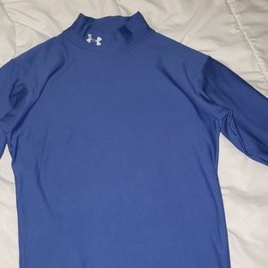 Under Armour ColdGear - Blue Long Sleeve, M